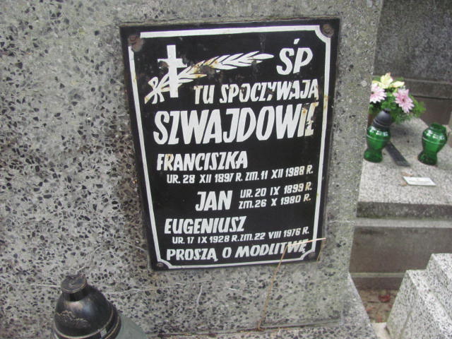 Jan Szwajda 1899 Kraków-Salwator - Grobonet - Wyszukiwarka osób pochowanych