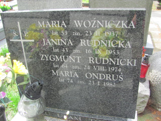 Maria Woźniczka Kraków-Salwator - Grobonet - Wyszukiwarka osób pochowanych