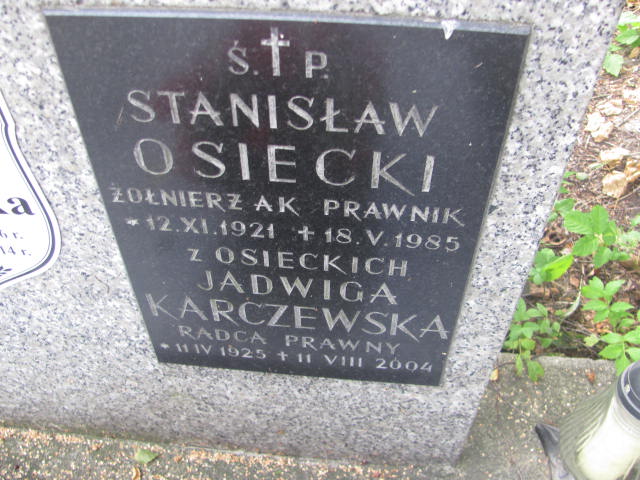 Henryk Osiecki 1925 Kraków-Salwator - Grobonet - Wyszukiwarka osób pochowanych