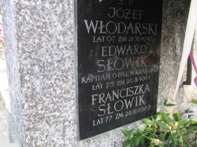 Józef Włodarski Kraków-Salwator - Grobonet - Wyszukiwarka osób pochowanych