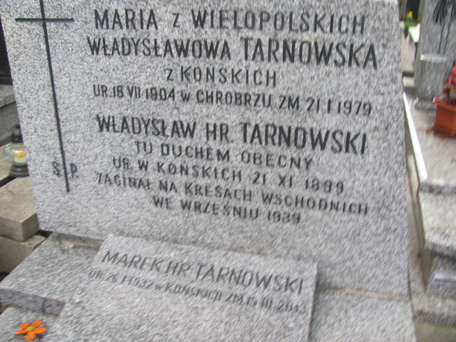 Władysław Tarnowski 1899 Kraków-Salwator - Grobonet - Wyszukiwarka osób pochowanych