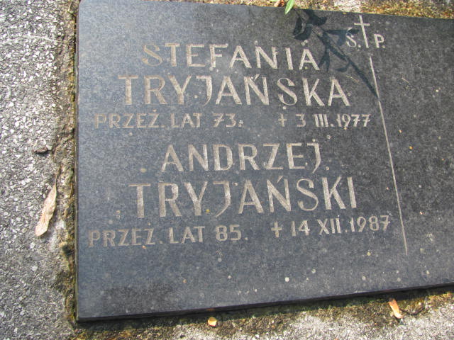 Andrzej Tryjański 1902 Kraków-Salwator - Grobonet - Wyszukiwarka osób pochowanych