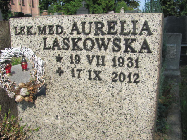 Aurelia Laskowska 1931 Kraków-Salwator - Grobonet - Wyszukiwarka osób pochowanych