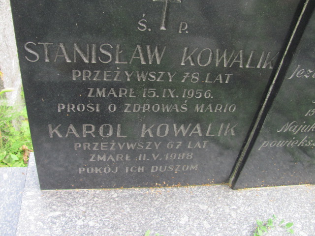 Anna Kowalik 1989 Kraków-Salwator - Grobonet - Wyszukiwarka osób pochowanych