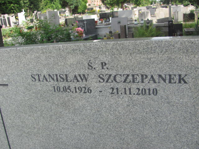 Stanisław Szczepanek 1926 Kraków-Salwator - Grobonet - Wyszukiwarka osób pochowanych